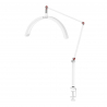 Arbetslampa / bordslampa Glow MX3 Half Moon vit