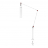 Arbetslampa / bordslampa Glow MX3 Half Moon vit