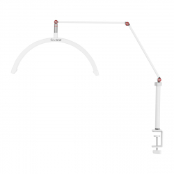 Arbetslampa / bordslampa Glow MX3 Half Moon vit