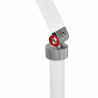 Arbetslampa / bordslampa Glow MX3 Half Moon vit