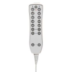 Elektrisk behandlingssäng / massagebänk SONIA CHARA vit 4-motor