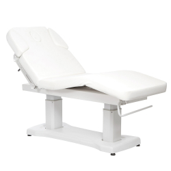 Elektrisk massagebänk / behandlingsbänk SONIA MURZ vit 4-motor