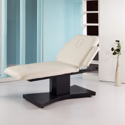 Elektrisk massagebänk / behandlingsbänk VIBBEL RUKBA vit 1-motor