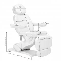 Elektrisk behandlingssäng SILLON CLASSIC vit 3-motor