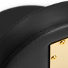 Arbetspall AM-304G svart / guld med ryggstöd