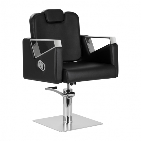 Barberarstol / frisörstol GABBIANO VILNIUS 2 svart