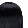 Övningshuvud GABBIANO i naturligt hår, färg 1H - 55 cm