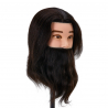 Övningshuvud GABBIANO med skägg i naturligt hår, färg 1H - 22 / 21 cm