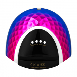 LED / UV nagellampa GLOW YC57 268W rosa / blå