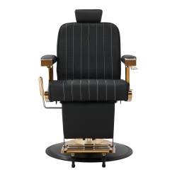 Barberarstol GABBIANO MARCUS GOLD svart
