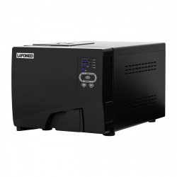 Autoklav LAFOMED STANDARD LINE 8L LED svart med skrivare, klass-B medicinsk