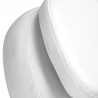 Fotvårdsstol / behandlingsbänk AZZURRO 563S PEDI vit