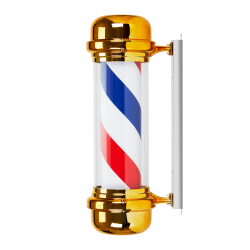 BARBERSHOP Pole ? lampa BB02 GOLD 70 x 22 cm