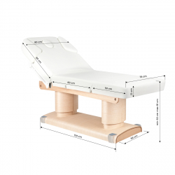 Elektrisk  massagebänk / behandlingsbänk AZZURRO 838 uppvärmning, 4-motor