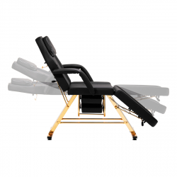 Behandlingsbänk / behandlingsstol svart SILLON 202 GOLD PRO