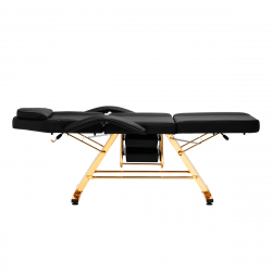 Behandlingsbänk / behandlingsstol svart SILLON 202 GOLD PRO