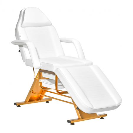 Behandlingsbänk / behandlingsstol vit SILLON 202 GOLD PRO
