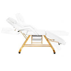 Behandlingsbänk / behandlingsstol vit SILLON 202 GOLD PRO