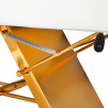 Behandlingsbänk / behandlingsstol vit SILLON 202 GOLD PRO