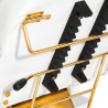 Behandlingsbänk / behandlingsstol vit SILLON 202 GOLD PRO