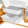 Behandlingsbänk / behandlingsstol vit SILLON 202 GOLD PRO