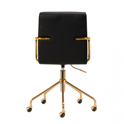 Arbetsstol / kundstol QS-OF211G GOLD svart