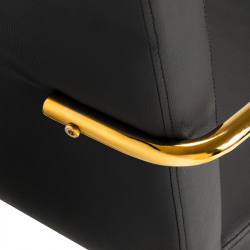 Arbetsstol / kundstol QS-OF211G GOLD svart