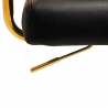 Arbetsstol / kundstol QS-OF211G GOLD svart