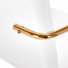 Arbetsstol / kundstol QS-OF211G GOLD vit