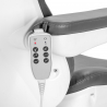Elektrisk fotvårdsstol / behandlingsbänk AZZURRO 870S PEDI 3-motor grå