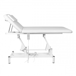 Elektrisk massagebänk / massagestol vit 079 1-motor