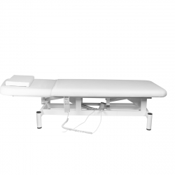 Elektrisk massagebänk / massagestol vit 079 1-motor