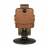Barberarstol GABBIANO BOSS OLD LEATHER ljusbrun