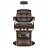 Barberarstol GABBIANO BOSS brun