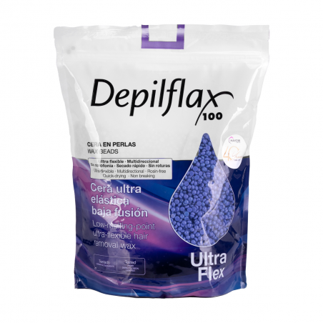 Hårdvax för hårborttagning utan remsor DEPILFLAX Ultra mauve 1000g