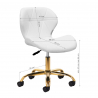 Arbetsstol / kundstol QS-06 GOLD vit