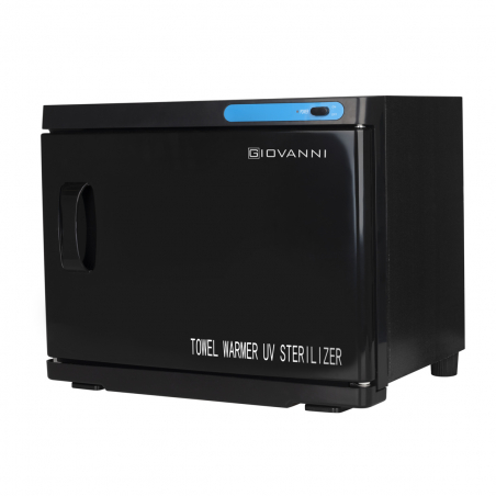 Handduksvärmare med UV-sterilisator 23L svart