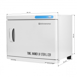 Handduksvärmare med UV-sterilisator 23L vit