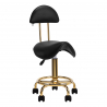 Arbetsstol / sadelstol 6001G guld / svart