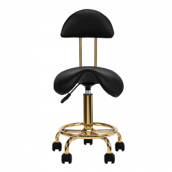 Arbetsstol / sadelstol 6001G guld / svart