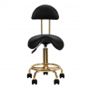 Arbetsstol / sadelstol 6001G guld / svart