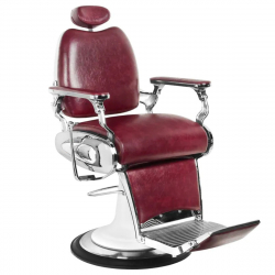Barberarstol GABBIANO MOTO STYLE röd