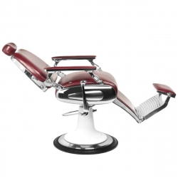 Barberarstol GABBIANO MOTO STYLE röd