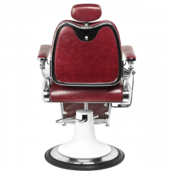Barberarstol GABBIANO MOTO STYLE röd