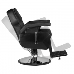 Barberarstol HAIR SYSTEM NEW YORK svart