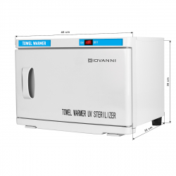 Handduksvärmare med UV-C sterilisator 16L vit