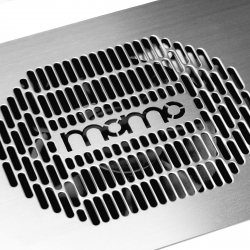 Inbyggningsbar utsug / dammuppsamlare MOMO S-41 SILVER 40W