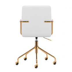 Arbetsstol / kundstol QS-OF211G GOLD gråaktig ljus beige