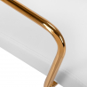 Arbetsstol / kundstol QS-OF211G GOLD gråaktig ljus beige