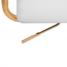 Arbetsstol / kundstol QS-OF211G GOLD gråaktig ljus beige